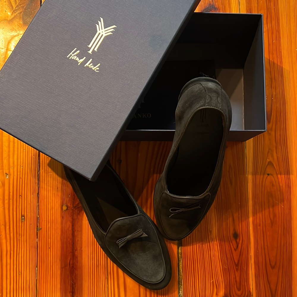 Yanko Handmade Belgian loafers - Black size US 9.5